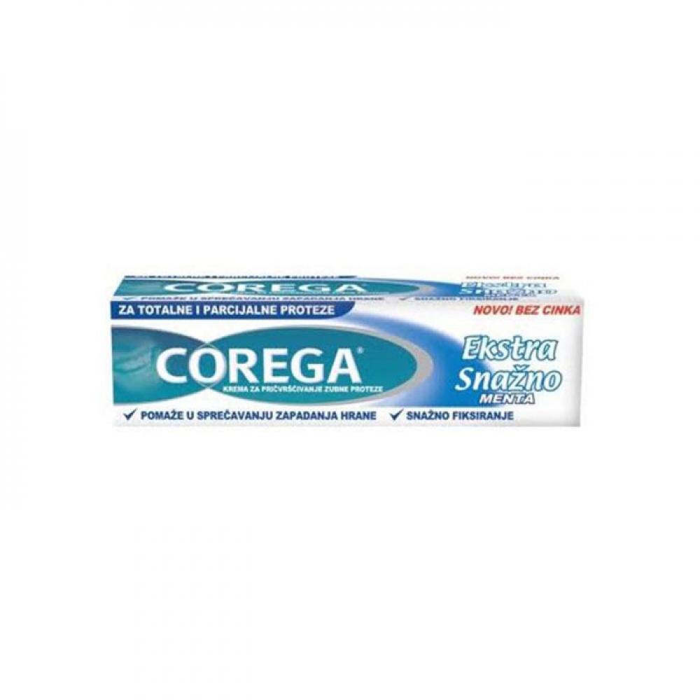 Corega Extra Strong Mint krema, 40 g