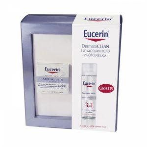 Eucerin box - AQUAporin Active krema za lice i DermatoCLEAN fluid