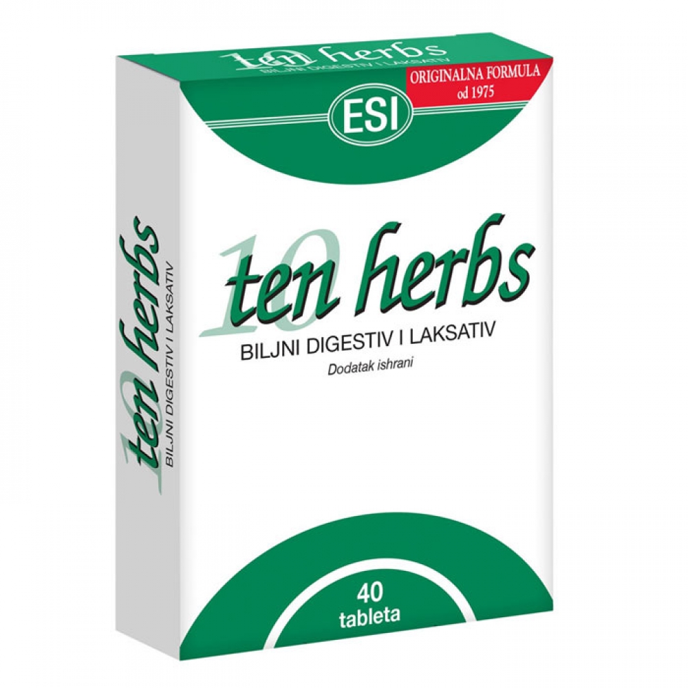 Ten Herbs, 40 tableta