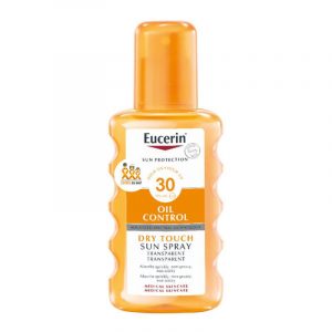 Eucerin Oil Control Dry Touch sprej za zaštitu osetljive kože od sunca SPF30, 200ml
