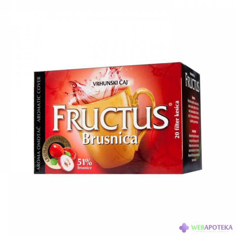 Fructus brusnica čaj, 20 kesica