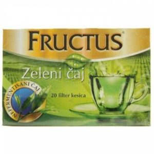 FRUCTUS zeleni čaj, 20 kesica