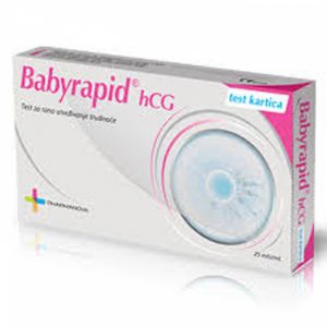 Pharmanova Baby rapid HCG test kartica