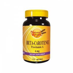 Natural wealth beta-karoten, 6 mg, 100 kapsula