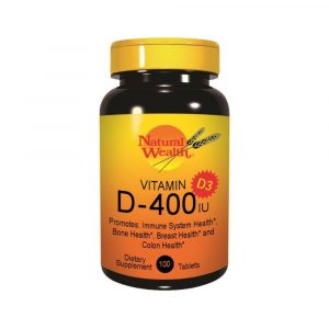 Vitamin D, 400i.j, 100 tableta