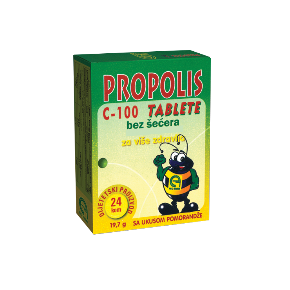 Propolis tablete bez šećera, 24 komada
