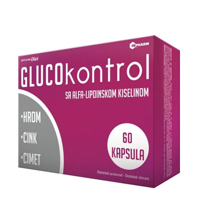 Glucokontrol, 60 kapsula