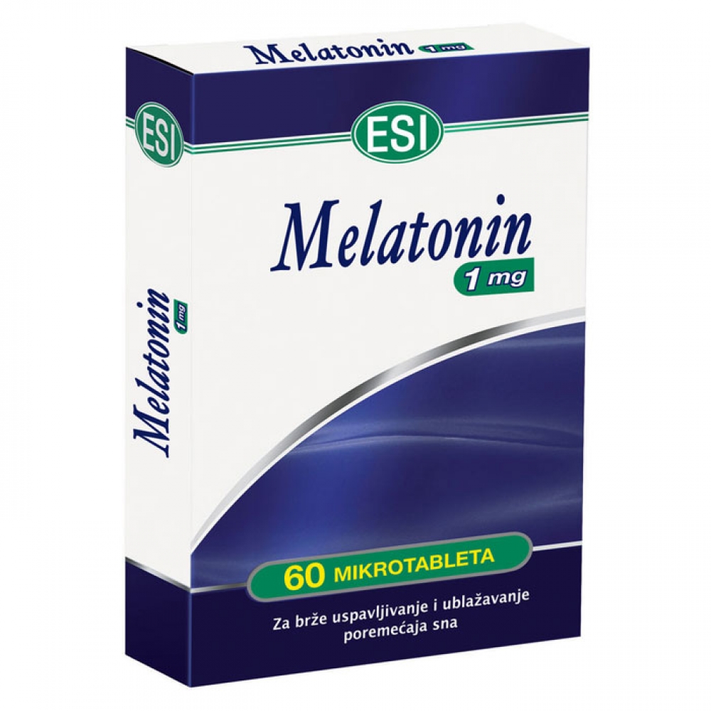 Melatonin, 1 mg, 60 tableta