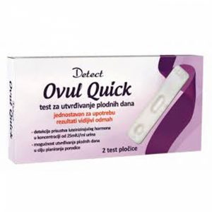 Test quick ovul, 2 test pločice