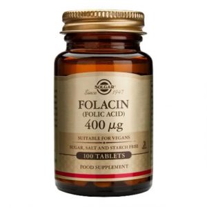 Solgar Folacin, 100 tableta, 400mg