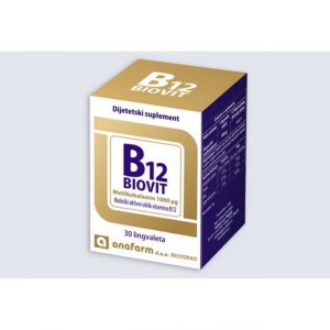 B12 BIOVIT, 30 lingvaleta
