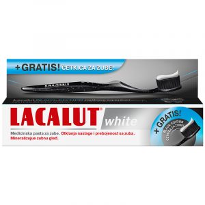 Lacalut white pasta 75ml + četkica za zube