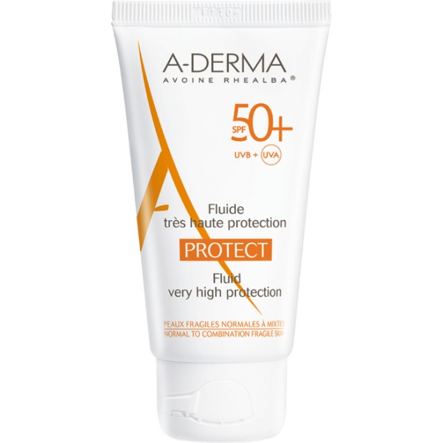 A-derma protect invisible fluid, spf 50, 40ml