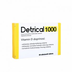 DETRICAL 1000, vitamin D, 60 tableta
