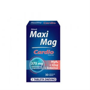 MaxiMag cardio, 375mg, 30 tableta