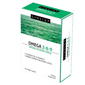 Synergy omega 3-6-9, 30 kapsula