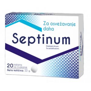 Septinum za osveženje daha, 20 tableta za žvakanje