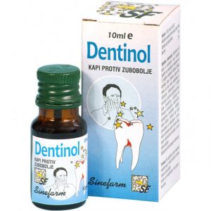 Sinefarm Dentinol, kapi protiv zubobolje, 10ml