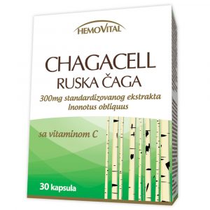 HEMOVITAL ruska čaga sa vitaminom C, 30 kapsula