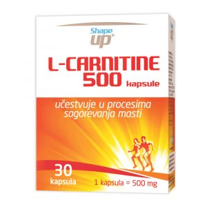 L-CARNITINE 500mg, 30 kapsula