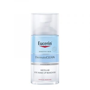 Eucerin DermatoClean micelarno sredstvo za skidanje šminke oko očiju, 125 ml