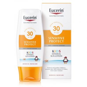 Eucerin Losion sa mikropigmentima za zaštitu osetljive dečje kože od sunca SPF 30 150 ml