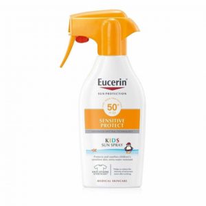 Eucerin Sun sprej na pumpicu za zaštitu osetljive dečje kože od sunca SPF 50+, 300 ml