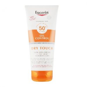 Eucerin Dry Touch Gel-krem za zaštitu osetljive kože od sunca SPF 50+, 200 ml