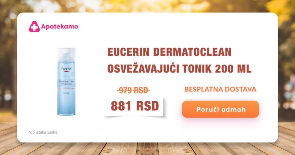 Eucerin Dermatoclean osvežavajući tonik, 200ml