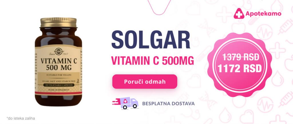 Solgar vitamin C, 500mg
