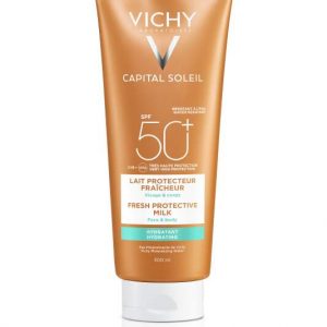 Vichy Capital Soleil mleko za telo SPF 50, porodično pakovanje 300 ml