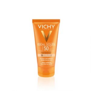 Vichy Captal Soleil Ideal Obojeni Dry Touch Fluid za lice SPF 50 BB prirodna nijansa 50 ml
