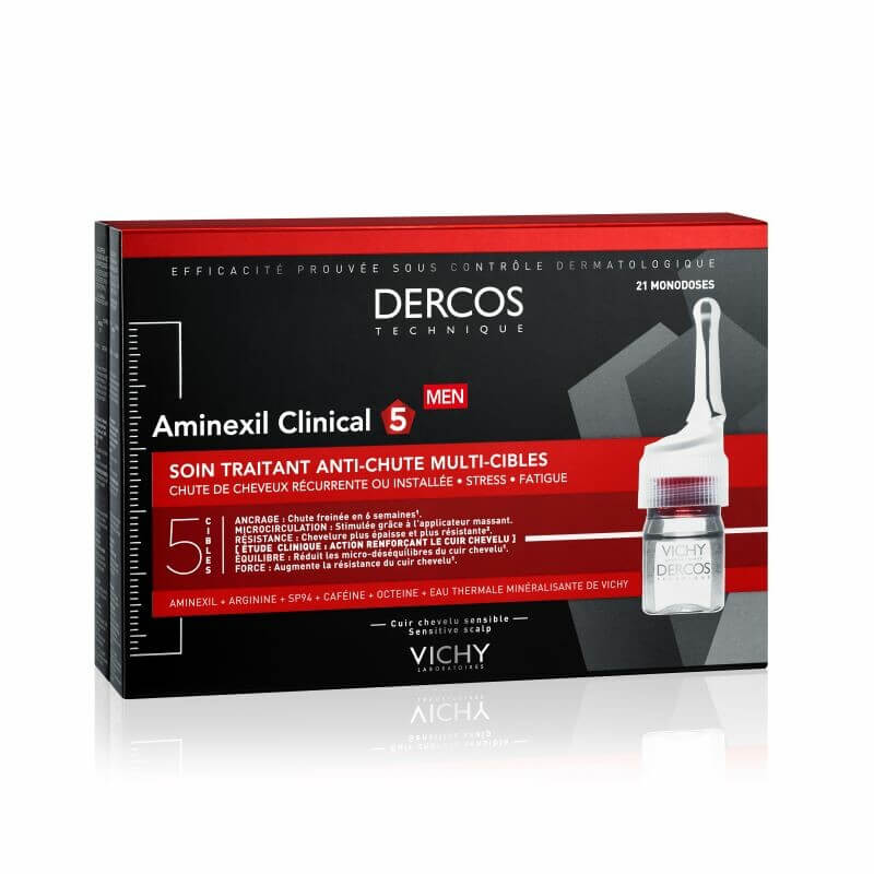 Vichy Dercos Aminexil clinical 5 ampule za muškarce
