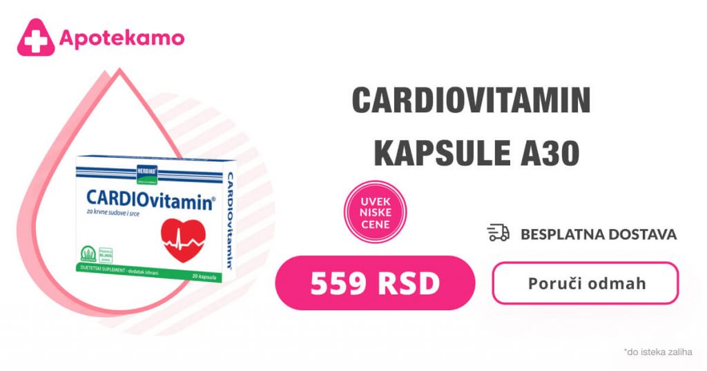 Cardiovitamin, 20 kapsula