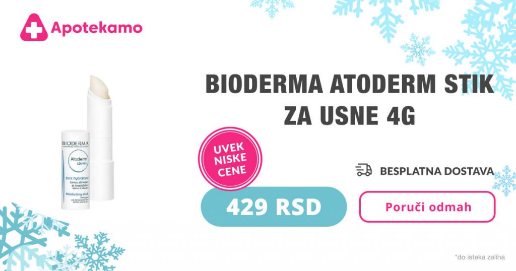 Bioderma Atoderm stik za usne, 4g