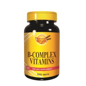 Natural Wealth B complex vitamini, 100 tableta