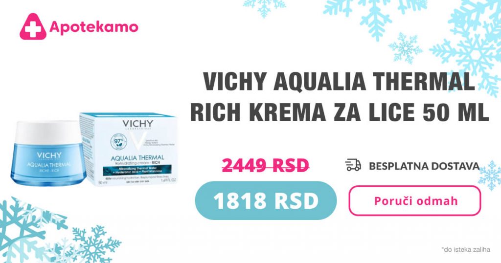 Vichy Aqualia Thermal rich krema za lice, 50ml