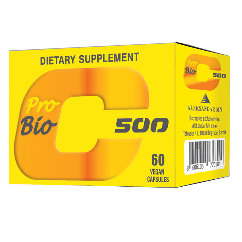Pro Bio C-500, 60 veganskih kapsula