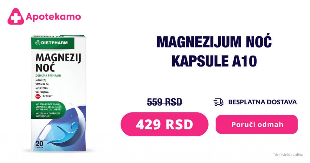 Magnezijum noć, 10 kapsula