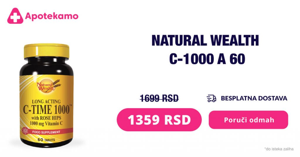 Natural Wealth C-1000, 60 tableta