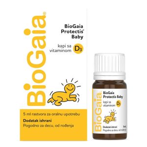 Biogaia kapi za bebe sa vitaminom D3, 5ml