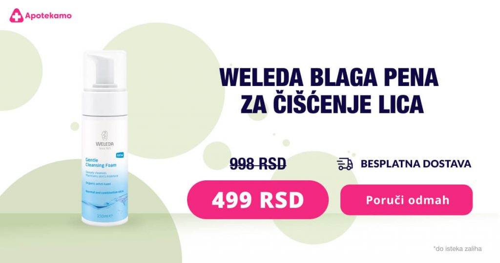 Weleda blaga pena za čišćenje lica, 150ml