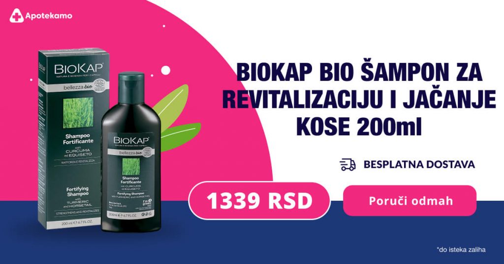 Biokap šampon za revitalizaciju i jačanje kose, 200ml