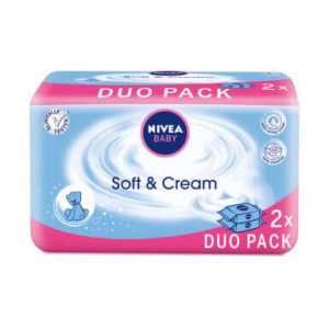 Nivea baby soft and cream vlažne maramice duo pack
