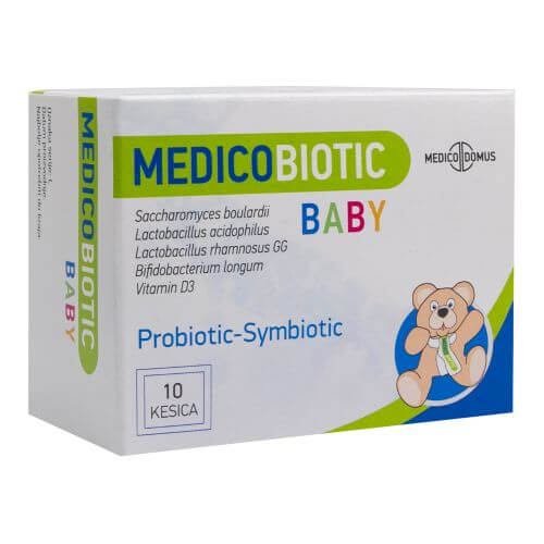 Medicobiotic baby, 10 kesica