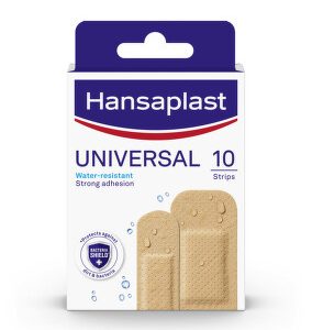 Hansaplast Universal, 10 vodootpornih flastera