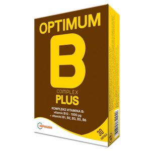 Optimum B Complex Plus, 30 kapsula