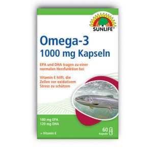 Sunlife Omega 3, 60 kapsula sa vitaminom E