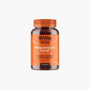 BiVits Activa Magnezijum citrat + vitamin B6 60 tableta