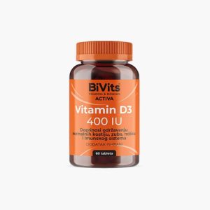 BiVits Activa vitamin D3 400IU, 60 tableta